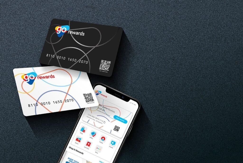 Go Rewards cards and mobile app